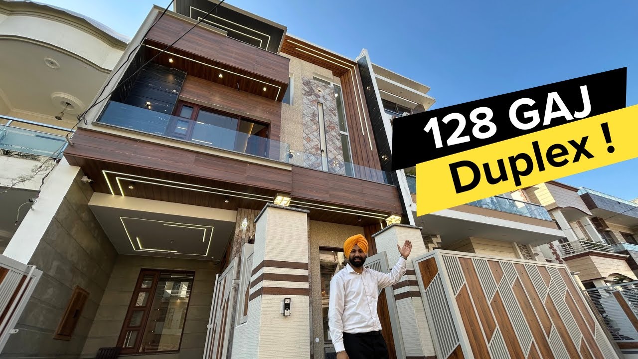 Luxury 128 Gaj 4Bedroom Designer Duplex for Sale | Sector- 125 , Mohali !