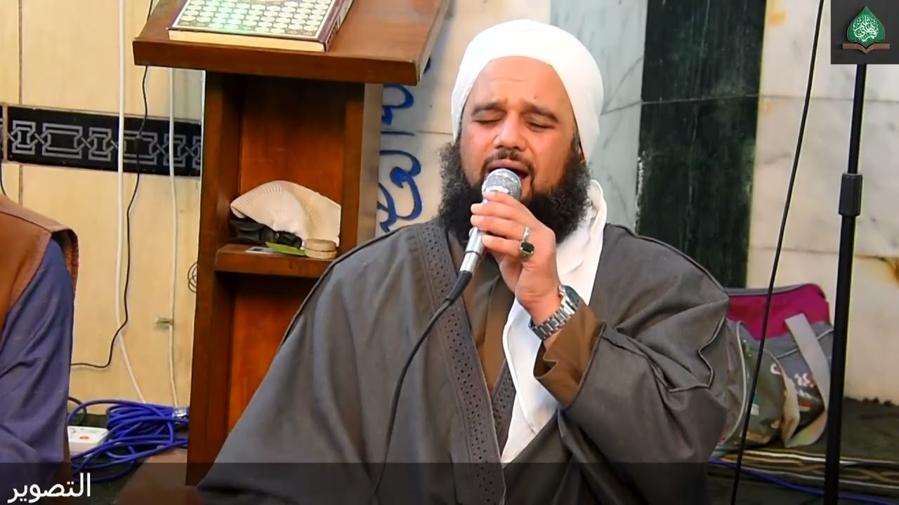مديح الشيخ مصطفى الخشالي في جامع الاسكان