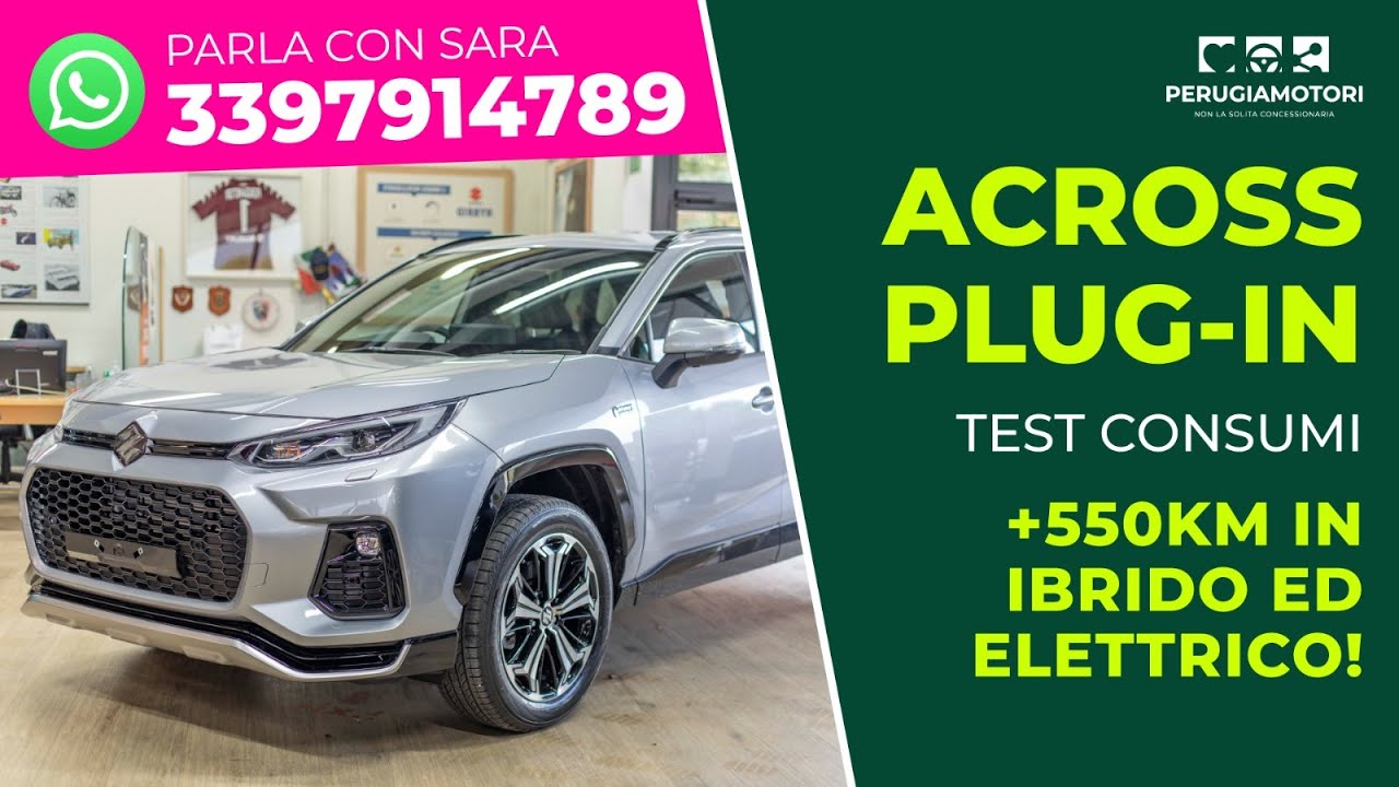 SUZUKI ACROSS PLUG-IN TEST DRIVE DA 550 KM