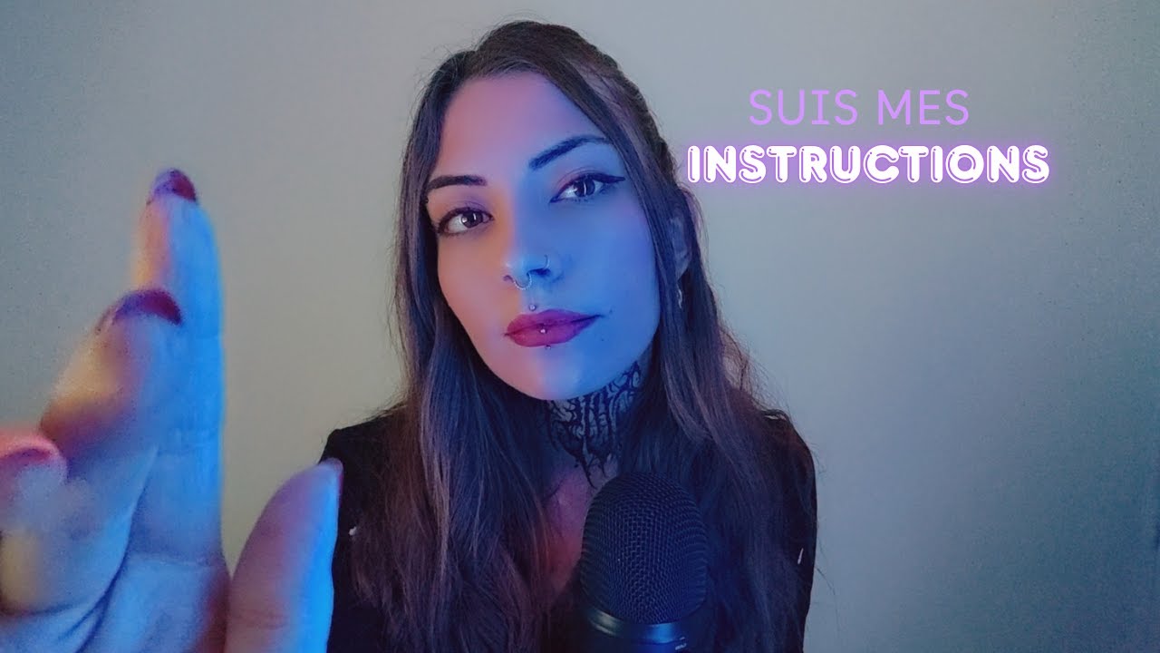 ASMR | SUIS MES INSTRUCTIONS ( POUR T'ENDORMIR) 😴