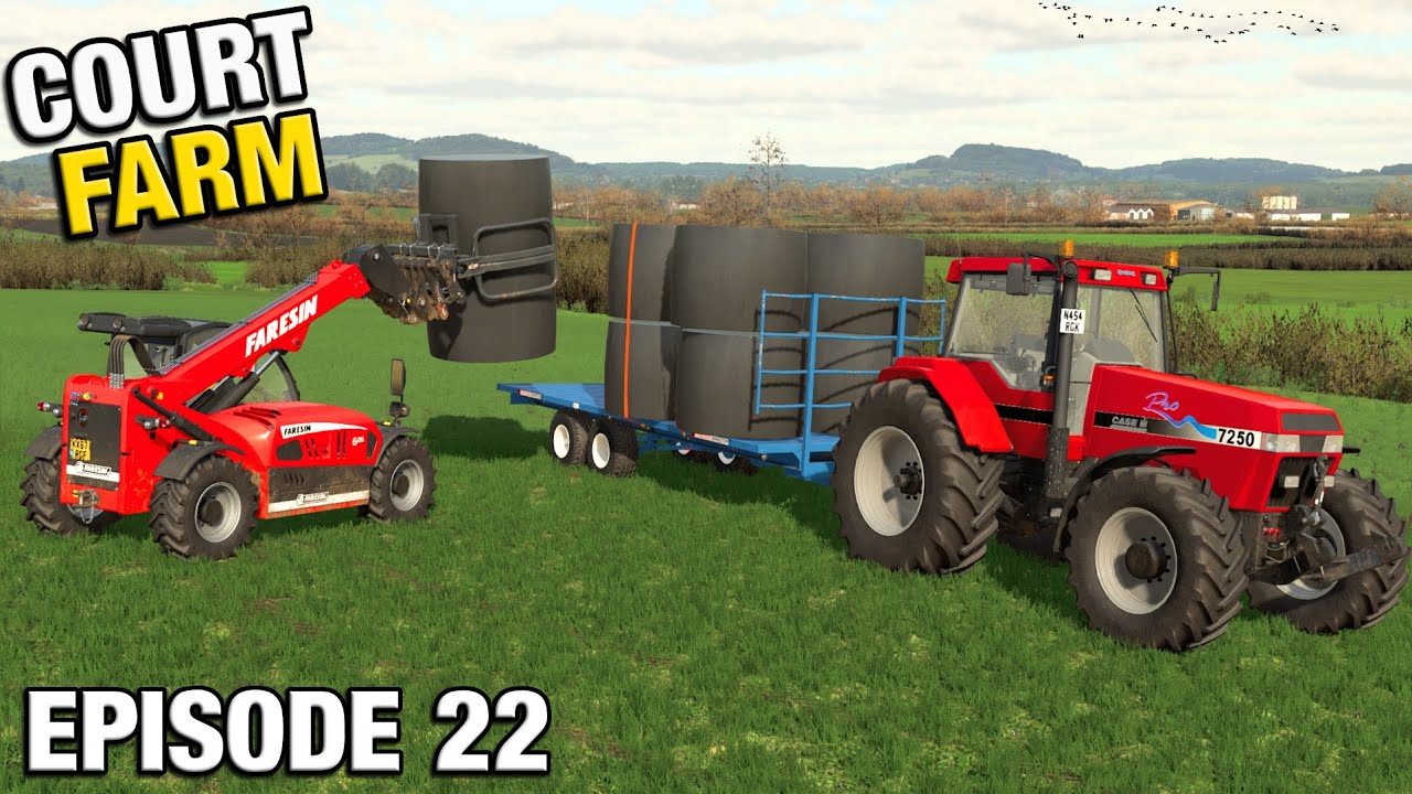 I BUY A LARGE FIELD AND SELL THE SILAGE Court Farm Country Park FS22 Ep 22