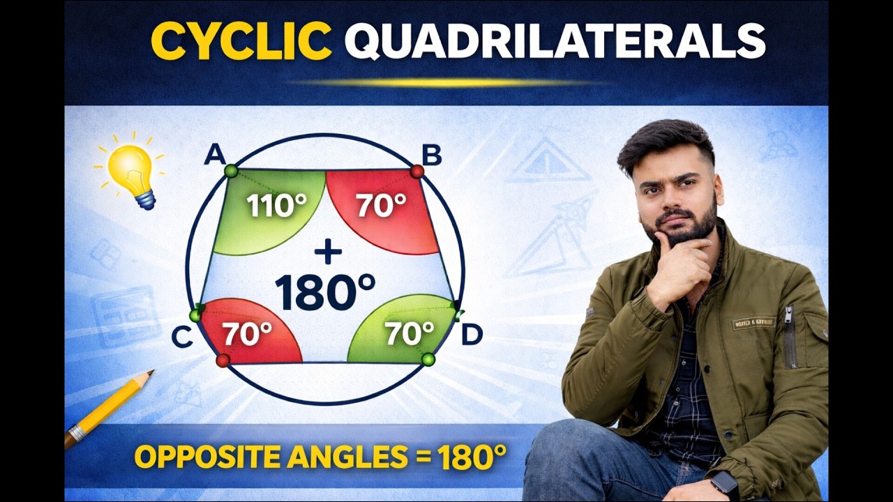 Circles Class 9 CBSE LIVE  | Cyclic Quadrilaterals