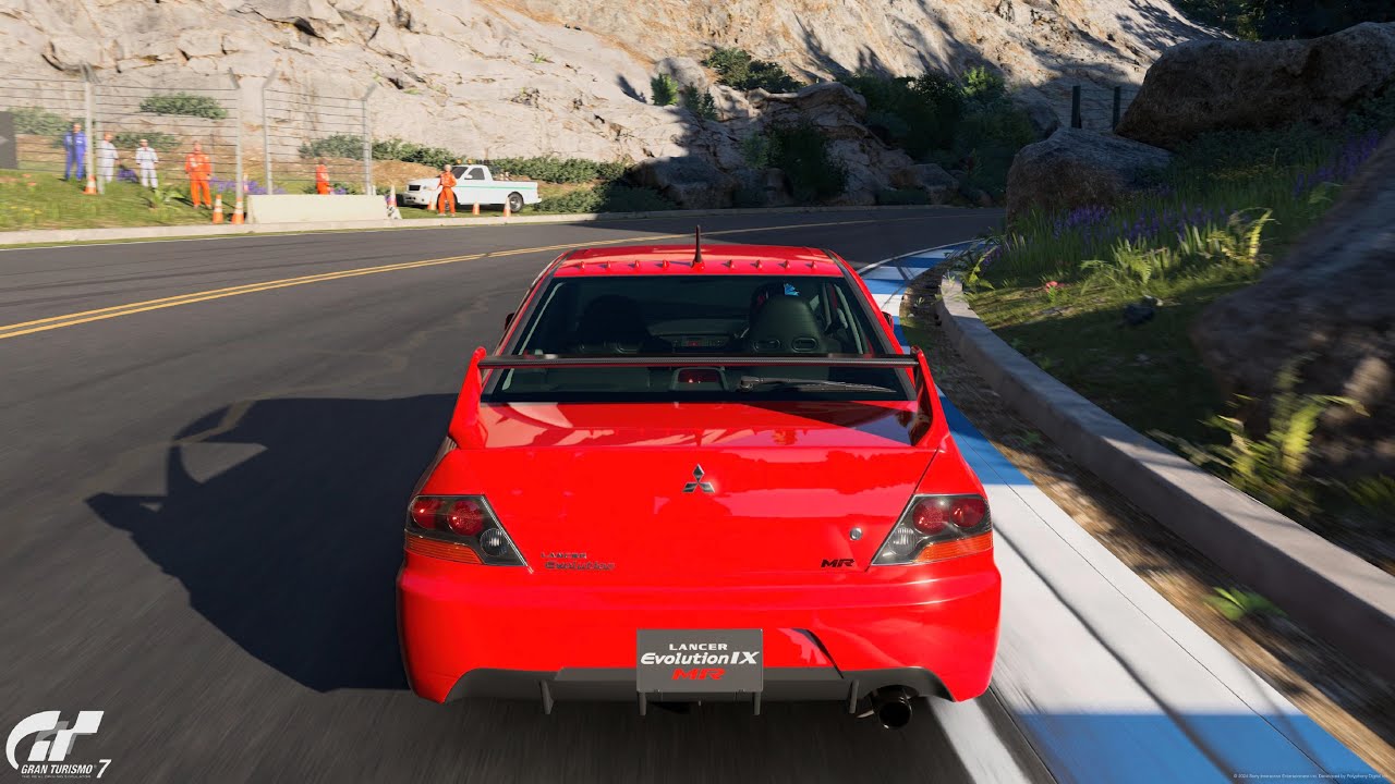 Gran Turismo 7 | Mitsubishi Lancer Evo IX MR GSR '06 - Trial Mountain Circuit [4KPS5]