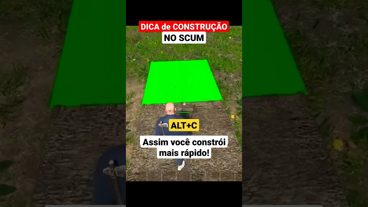 Dica de constru&ccedil;&atilde;o no SCUM, blueprint r&aacute;pida - @godscum