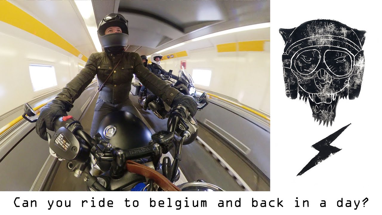 Can you ride your motorbike to Bruges in Belgium and back in a day?