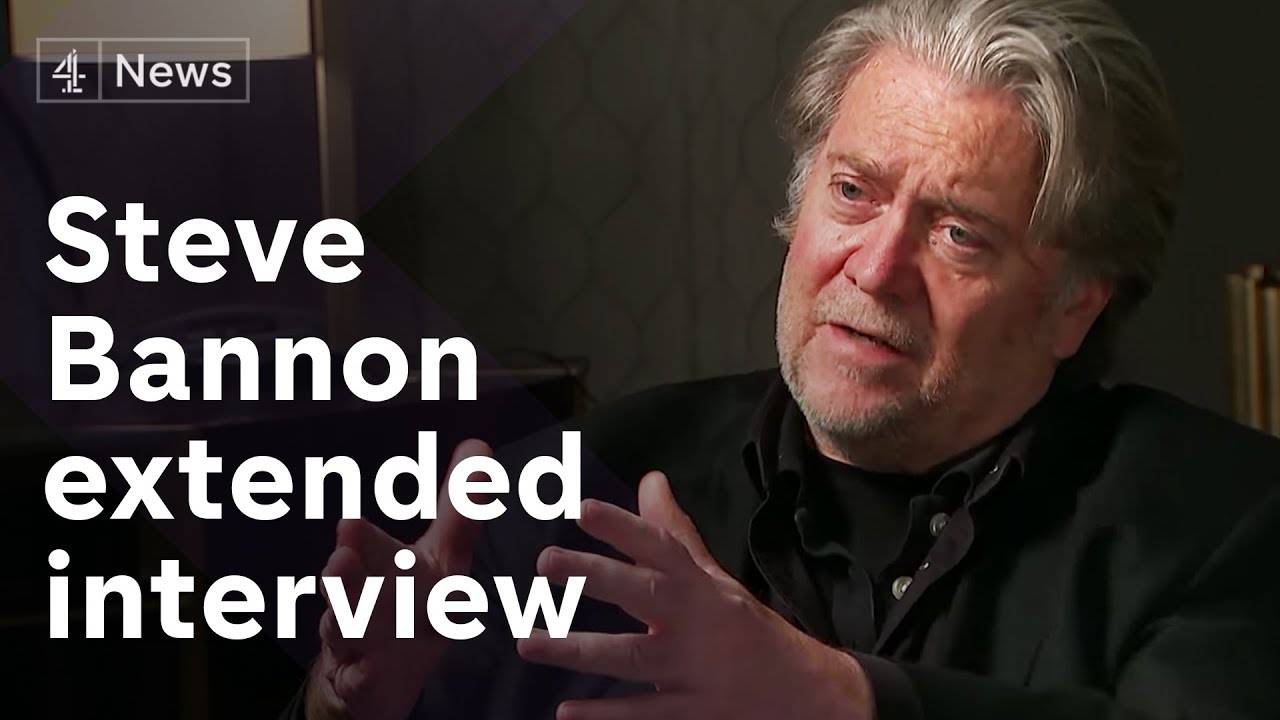 Steve Bannon extended interview on Europe's far-right and Cambridge Analytica