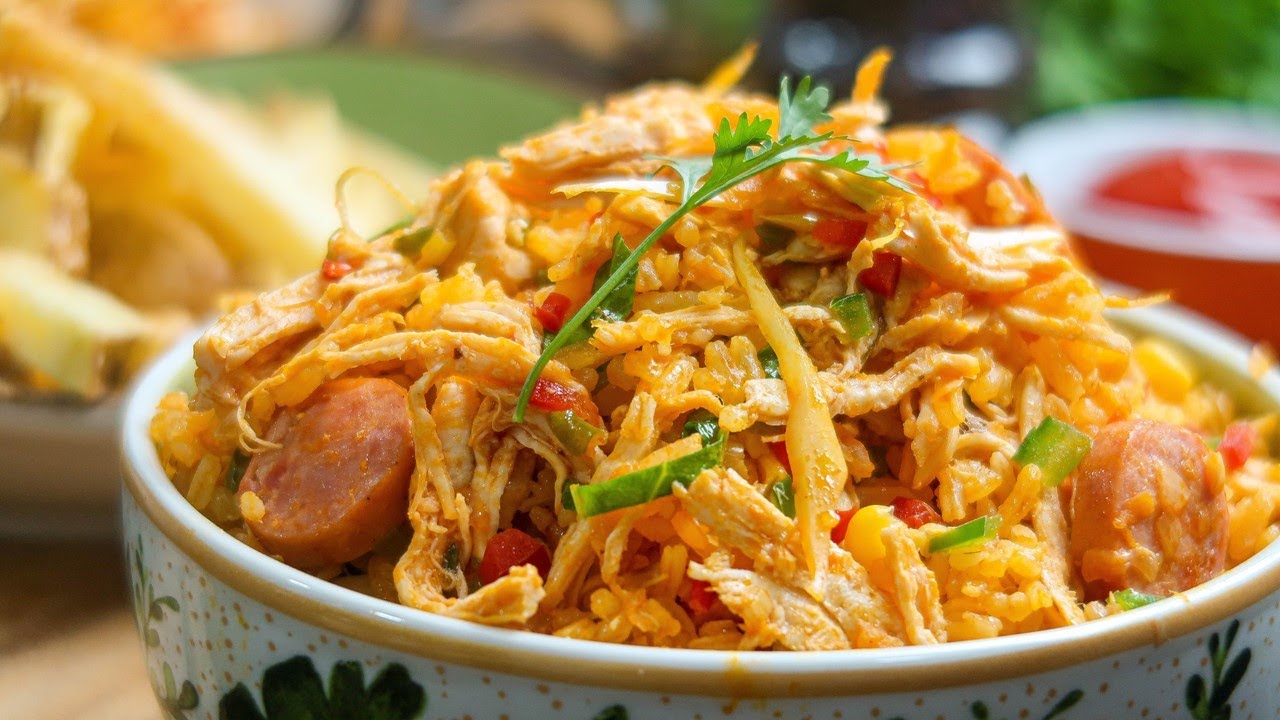 Arroz con pollo Colombiano
