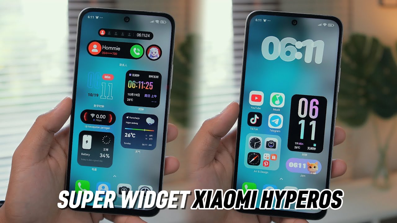 Super Widget HyperOS 3.0!! 🤯 Kamu Harus Coba Widget Ini, Animasinya Smooth