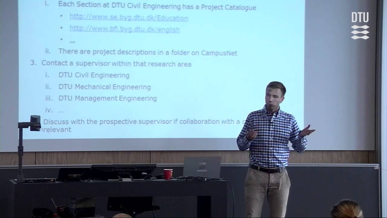 Introduction to MSc Thesis Writing at DTU Civil Engineering