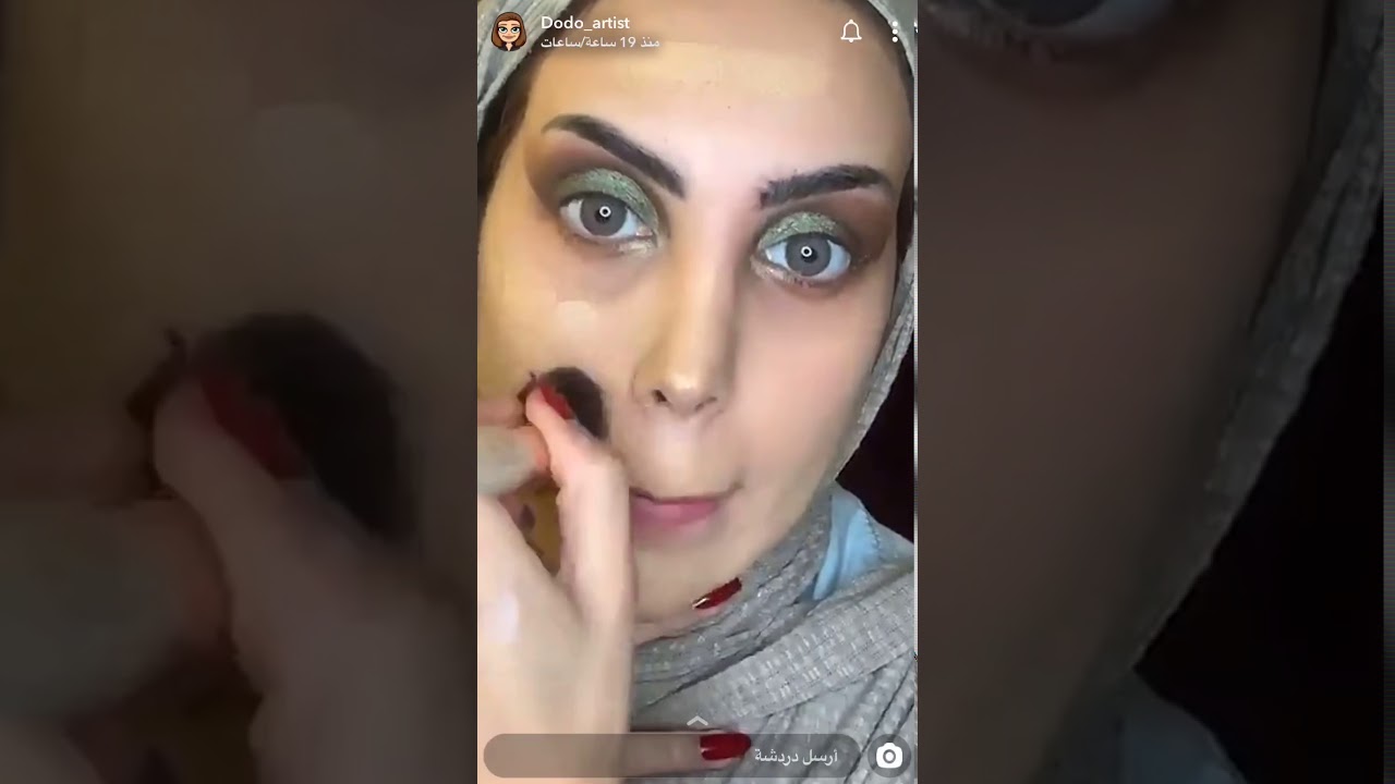 تتوريال ميكب لوك شتوي سموكي زيتي الآرتست دينا الرشيدي makeup tutorial