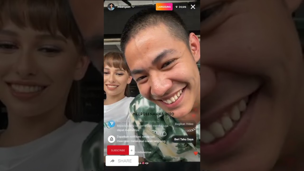 LIVE instagram Meerqeen with Anna Jobling, cast #meluruntukfirdaus