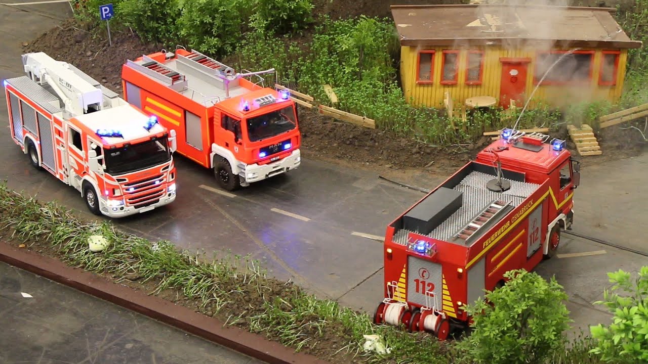 RC Feuerwehreinsatz - Intermodellbau Dortmund