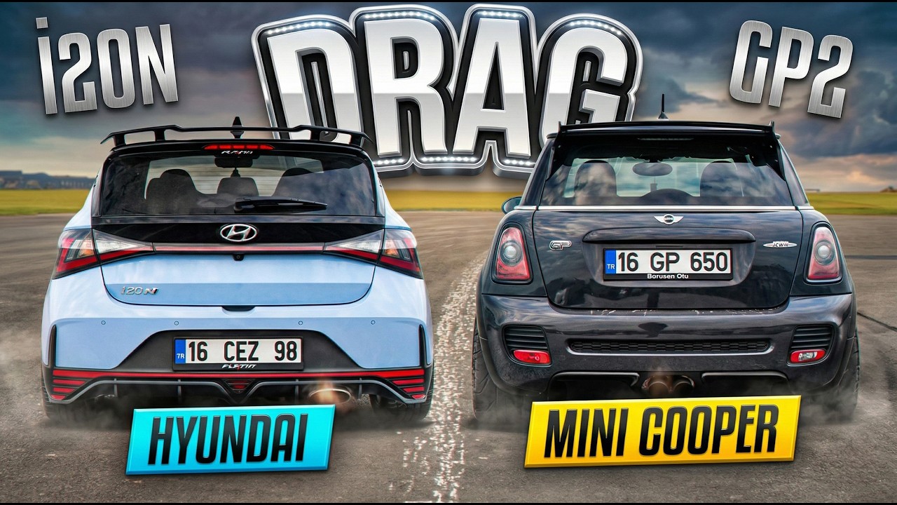 Hyundai İ20 N - Mini Cooper GP2 DRAG..!