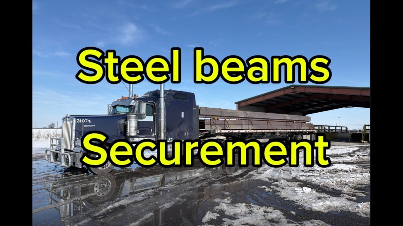 Steel beam load securement