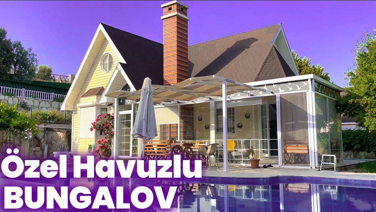 BUNGALOV Ev'de Çekim Yaptık  satılık villa kuşadası