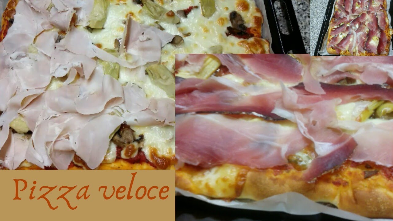 Pizza veloce fatta in casa....ricetta facile...Quick pizza.....Пицца ...Pizza rapidă..
