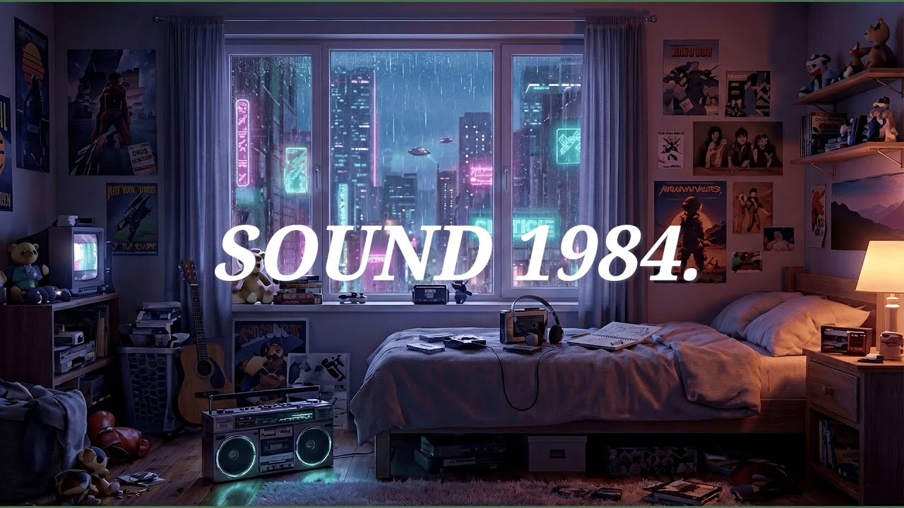 1984 Cyber-Rain | Drifting Through a Neon Storm