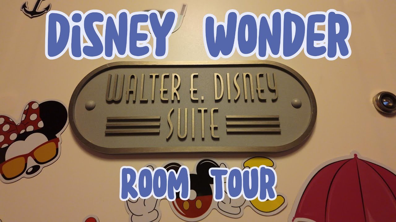 Disney Wonder Walter E  Disney Royal Suite - Room Tour