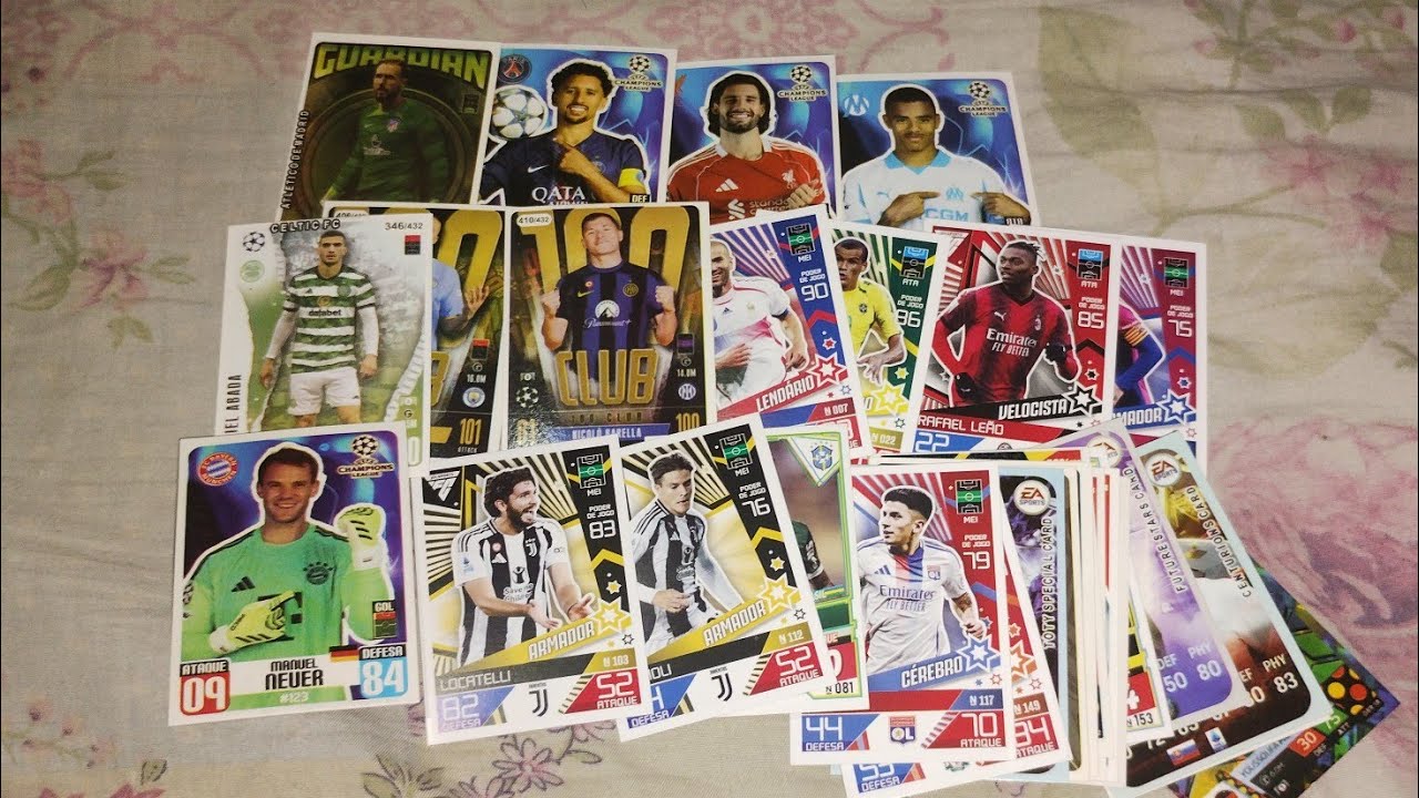 MOSTRANDO CARDS QUE CONSEGUIR NA TROCA COM O GABRIEL SANTOS 