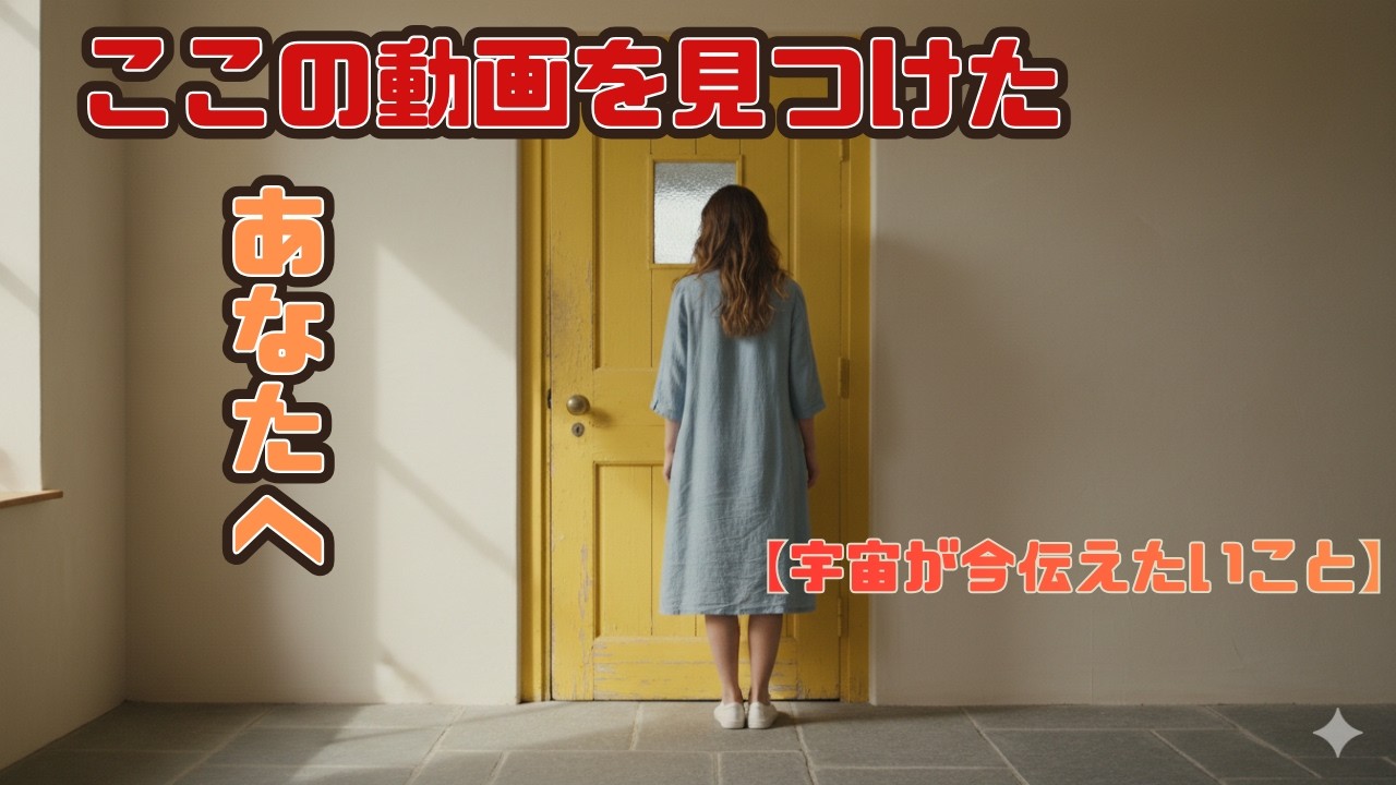 この動画を見つけたあなたへ【宇宙が今伝えたいこと】