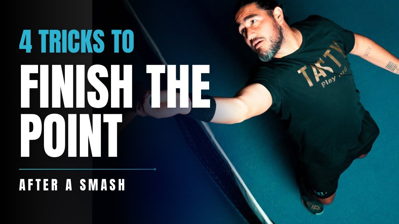 How to finish the point after a smash. What is the right choice depending on the ball.