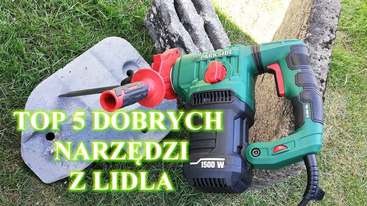 PARKSIDE TOP 5, młotowiertarka, nożyce, mieszadło, piła, zagłębiarka.