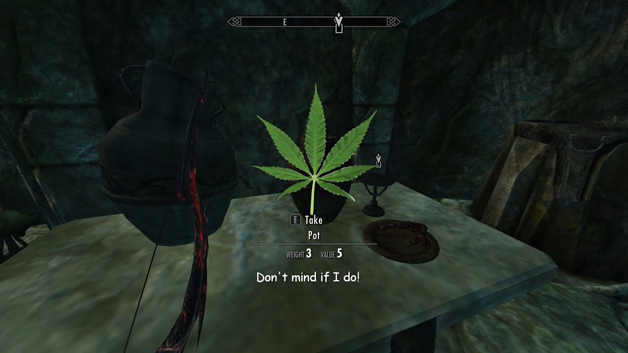 Skyrim Marijuana (weed) Mod
