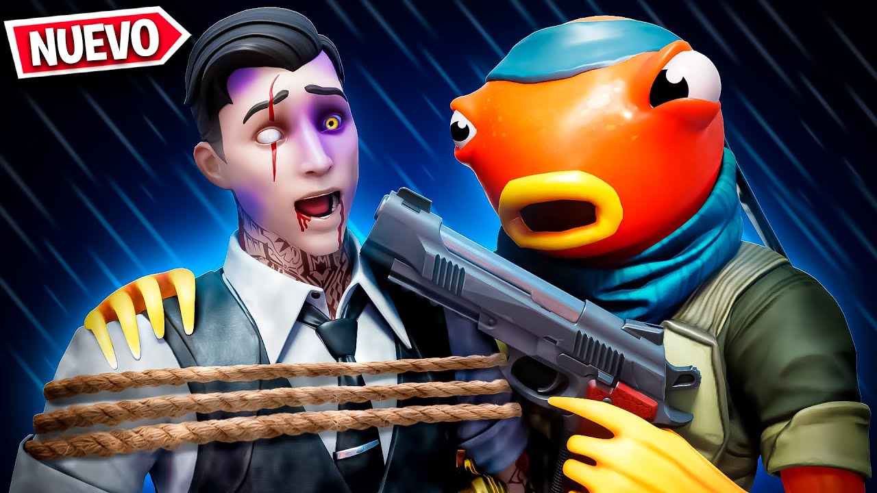 UN CAZADOR @YouTubeGiova ME PERSIGUE en FORTNITE - JorgeIsaac115