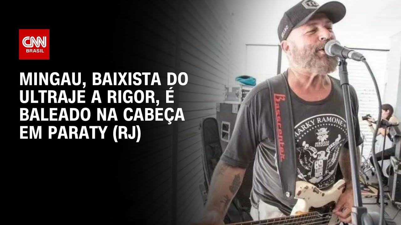 Mingau, baixista do Ultraje a Rigor, é baleado na cabeça em Paraty (RJ) | LIVE CNN