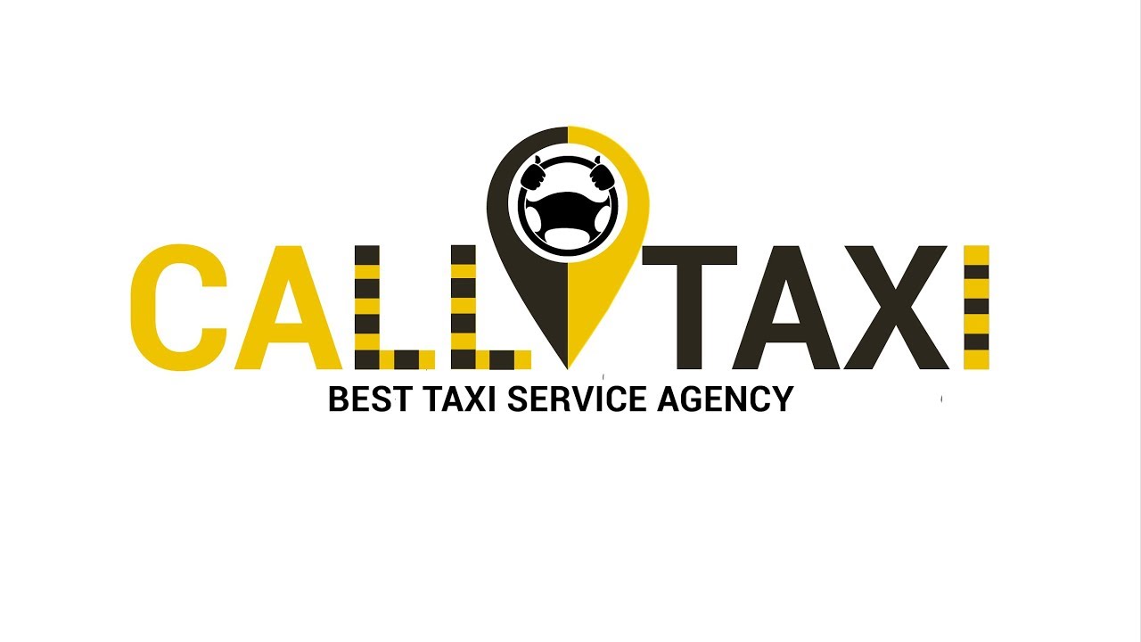 Logo design in Illustrator- Call Taxi logo