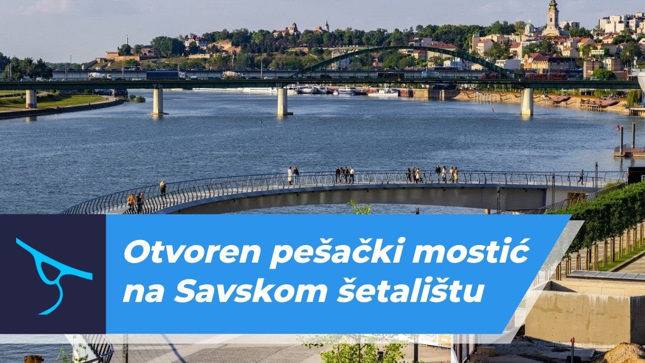 Otvoren pe&scaron;ački mostić na Savskom &scaron;etali&scaron;tu - April 2024