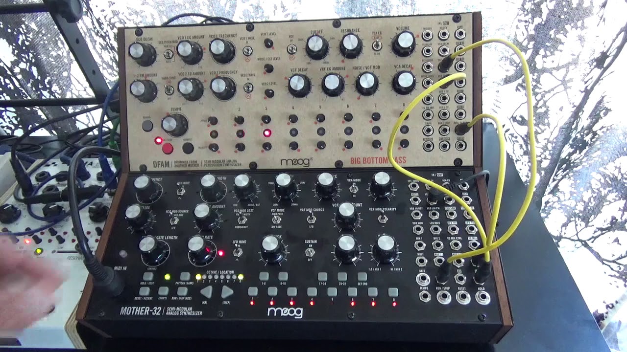 Moog DFAM + Mother 32 Review