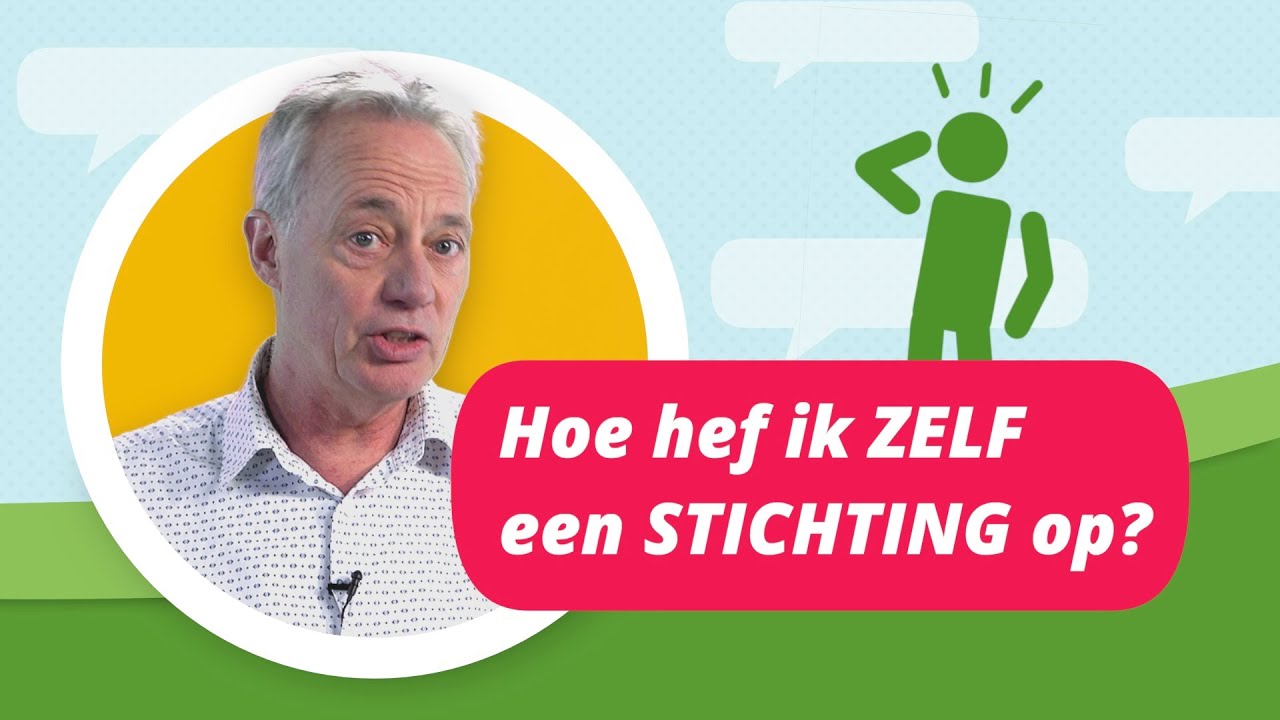 Zo HEF je ZELF een STICHTING op