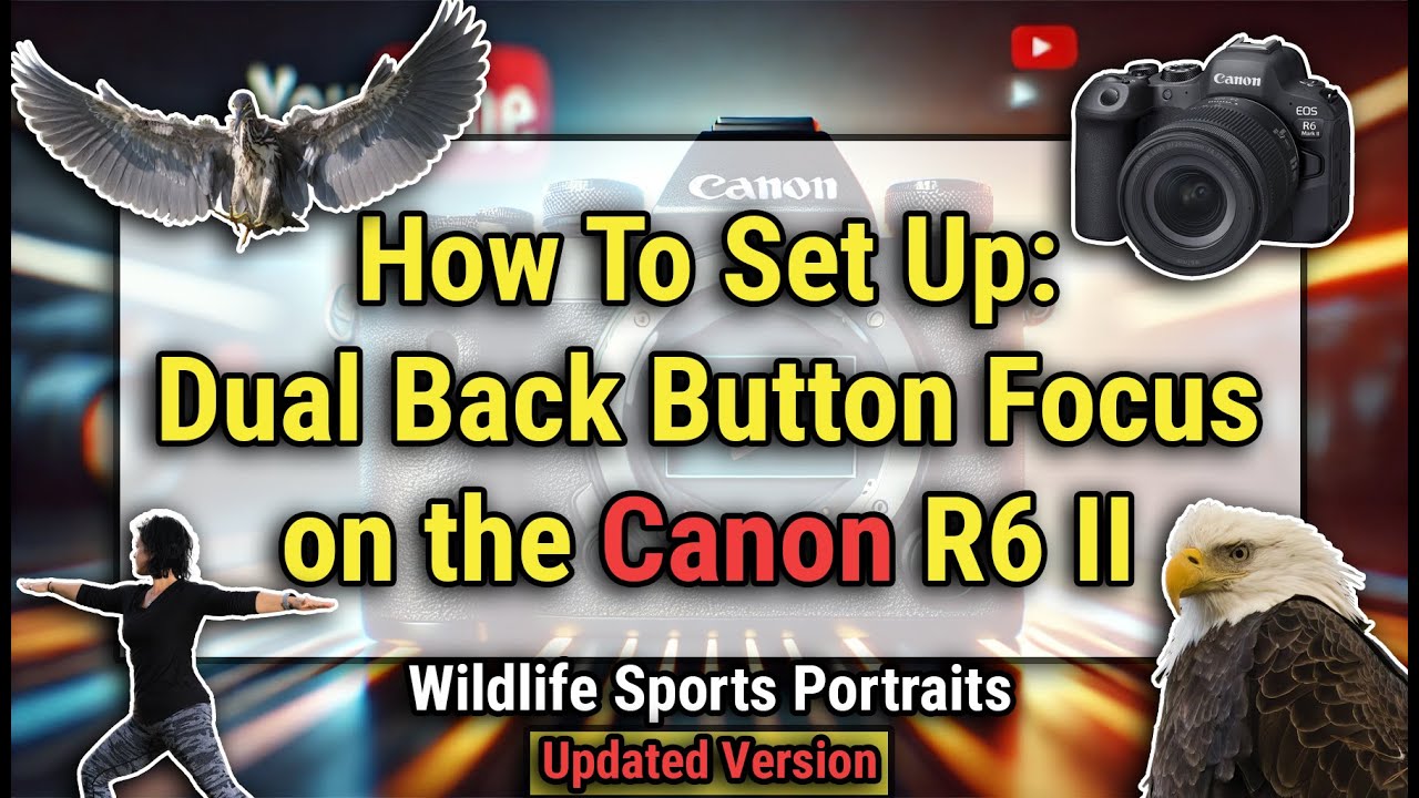 Двойная задняя кнопка автофокусировки на Canon R6 Mark II | Дикая природа, спорт, портреты