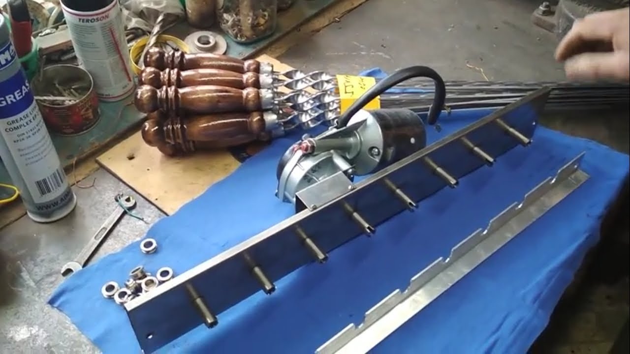 электропривод на 8 шампуров