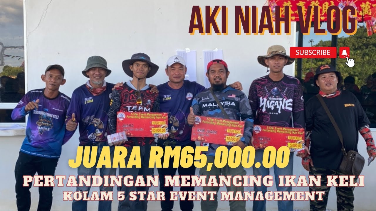 Pertandingan Memancing Ikan Keli || Juara RM65,000.00 #fishing #kolam #fishingmania #shorts