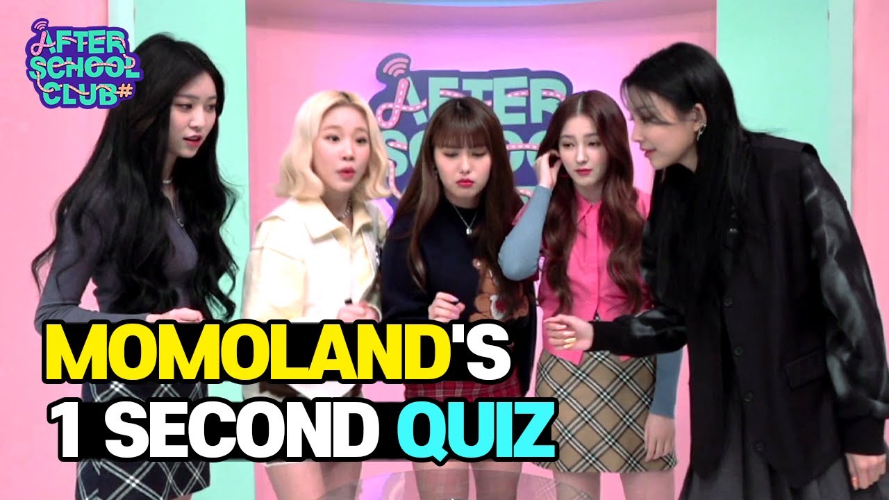 [AFTER SCHOOL CLUB] MOMOLAND'S 1 Second Song Quiz (모모랜드의 1초 송퀴즈!)