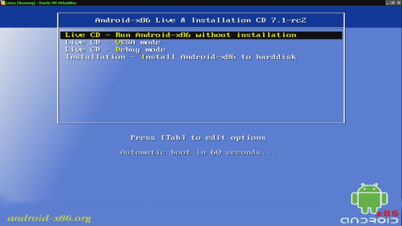 Android-x86 7.1-rc2