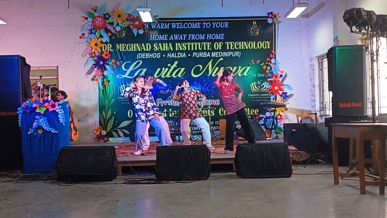 Fresher party| dr meghnad saha institute of technology 