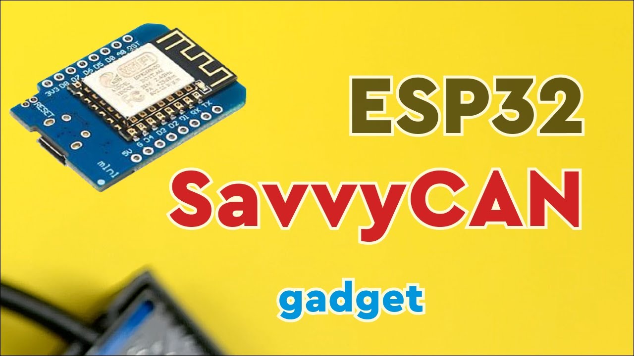 SavvyCAN через ESPNow с использованием шлюза ESP32 CAN (гаджет №1)