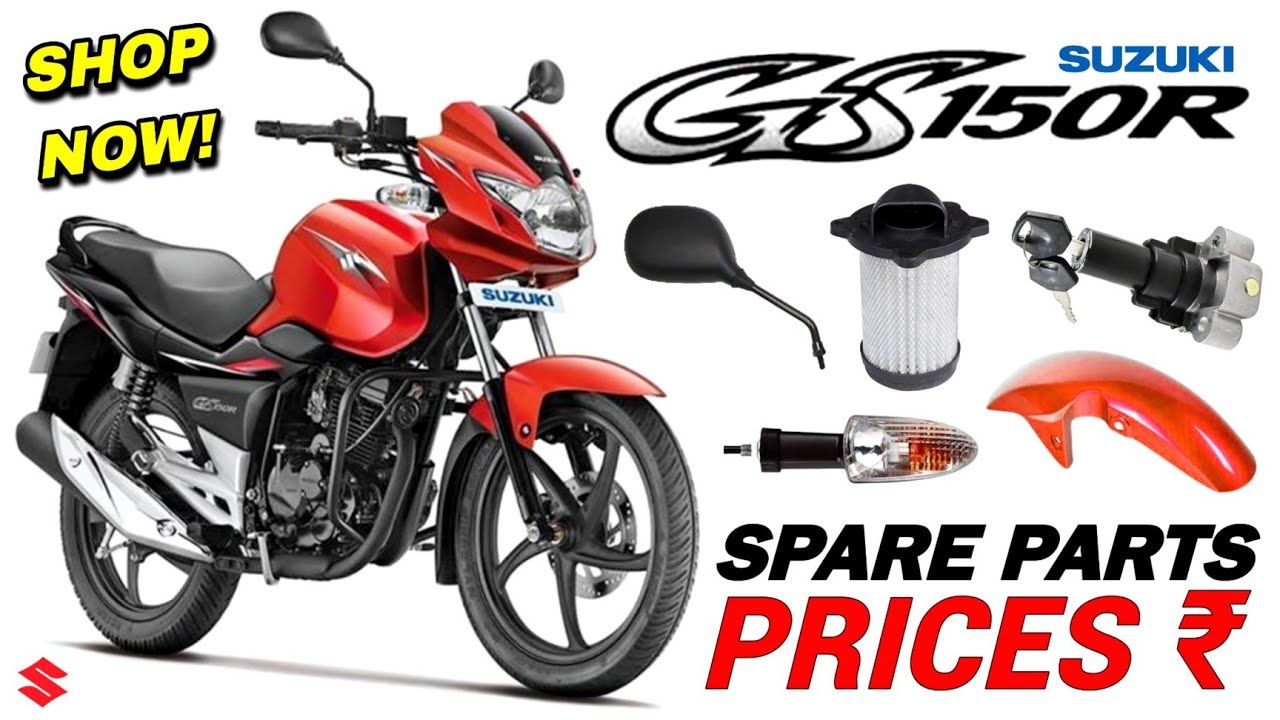 Suzuki GS150 R Spare Parts Price 2024 🛑 Online Shopping All INDIA 🇮🇳 Home Delivery 🚚 +91 98932 35053