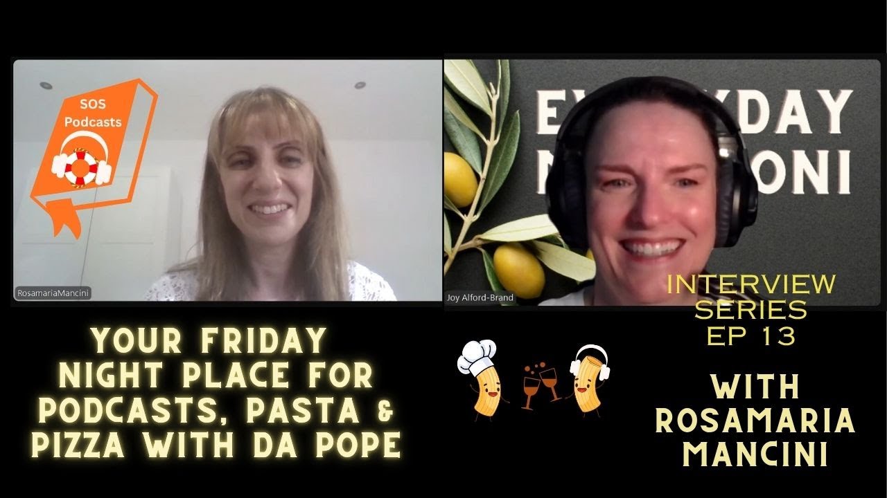 Your Friday Night Place for Podcasts, Pasta & Pizza with Da Pope