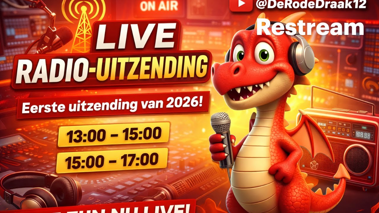 DeRodeDraak Uitzending 22-2-2026