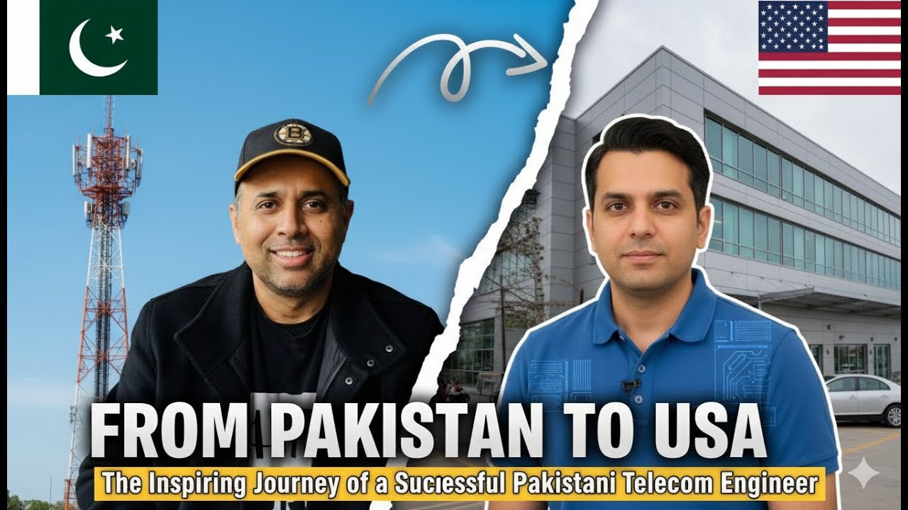 From Pakistan to USA: The Inspiring Journey of a Successful Pakistani Telecom Engineer
