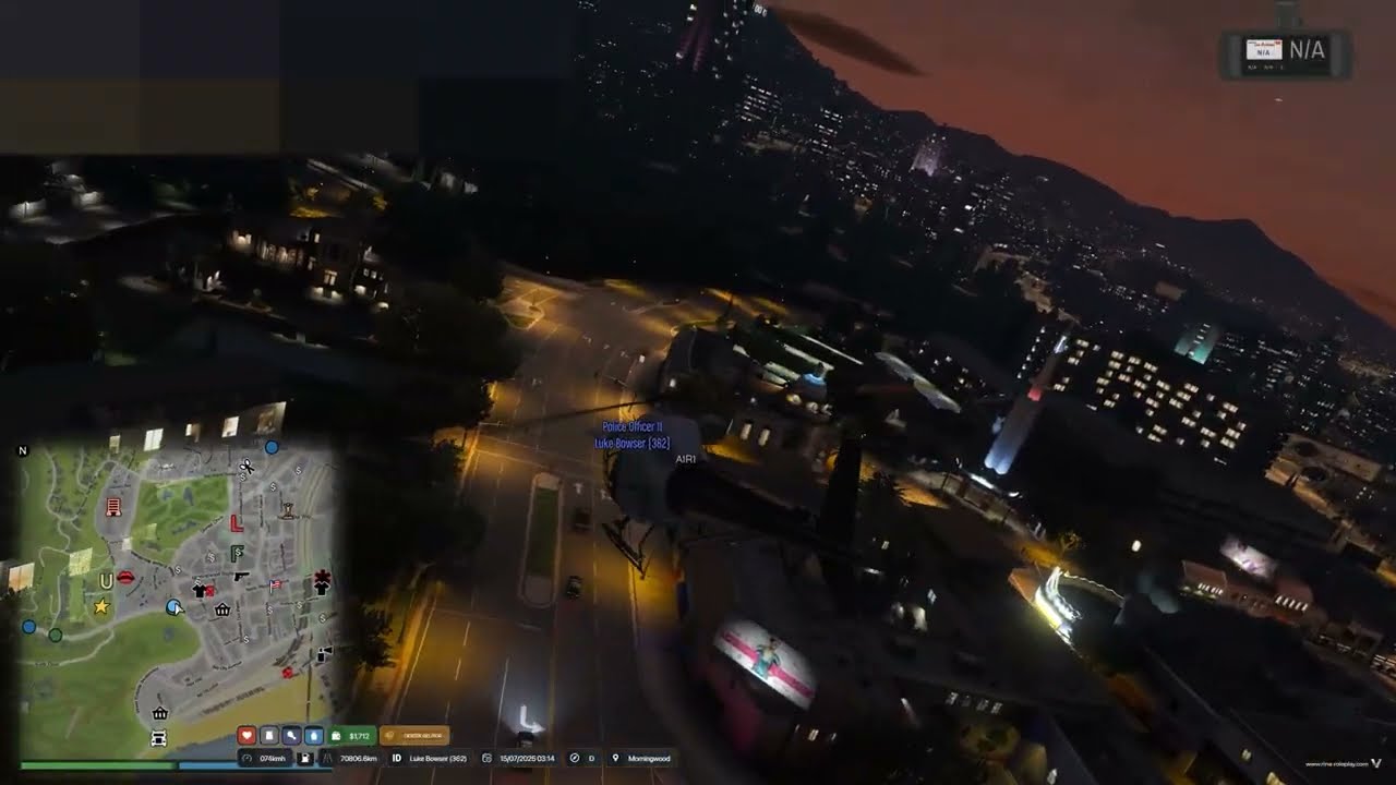 [RAGE-MP] LSPD/LSSD AIR Pursuit #2 (www.rina-roleplay.com)