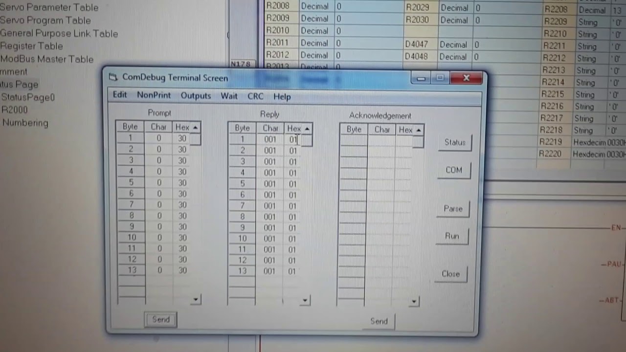 CLINK FATEK RS485, RS232 SERIAL DATA