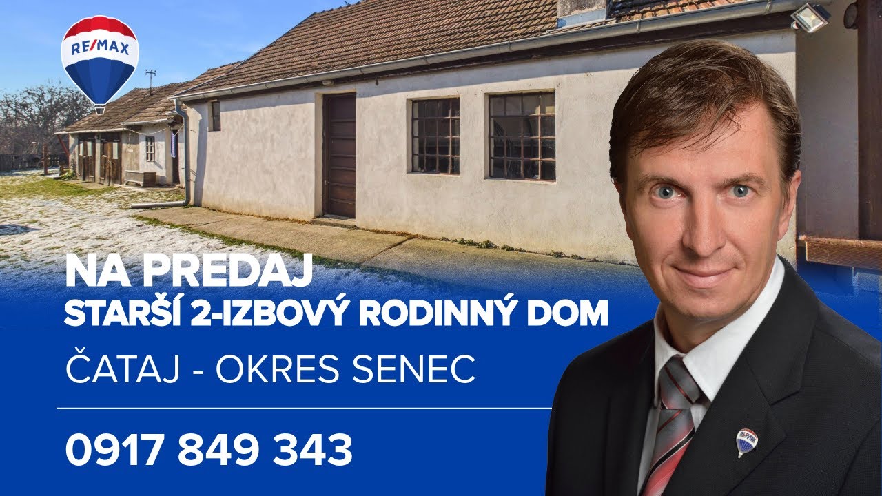 2-IZBOVÝ RODINNÝ DOM NA PREDAJ | ČATAJ - SENEC