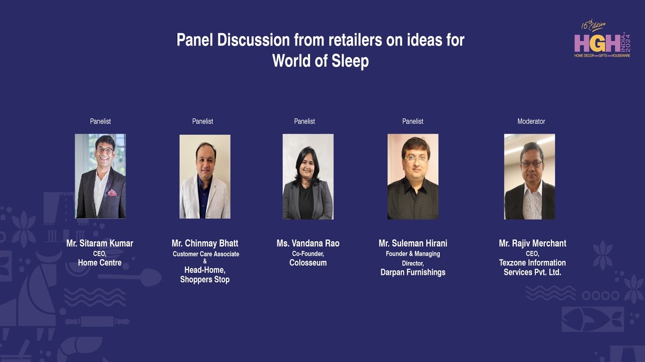 Panel Discussion on Evolving Indian Sleep Market: The Way Forward at 16th HGH India