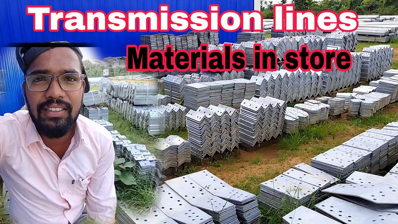 Transmission line ke liye store me materials