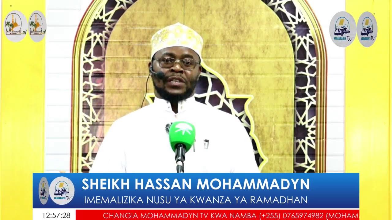 KHUTBA~IMEMALIZIKA NUSU YA KWANZA YA RAMADHAN~SHEIKH HASSAN MOHAMMADYN~MASIJD MTENDENI ARUSHA TZN